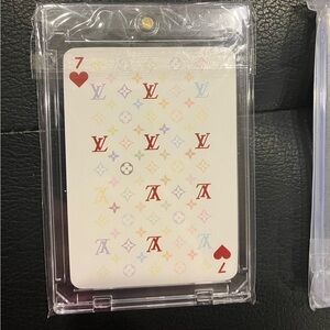 Louis Vuitton 7 hearts Black Murakami Collectible Card COA included